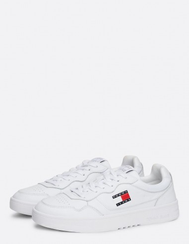 Baskets de ville Tommy Hilfiger Cupsole blanches pour homme