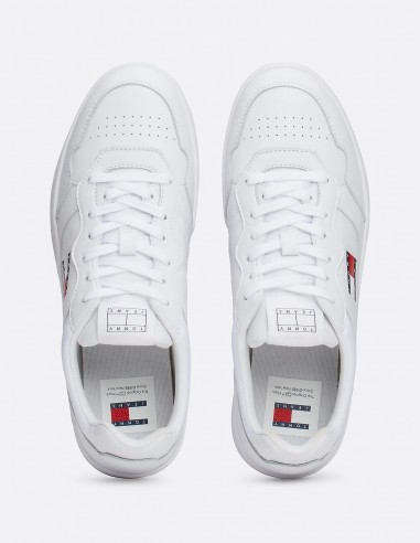 Baskets de ville Tommy Hilfiger Cupsole blanches pour homme