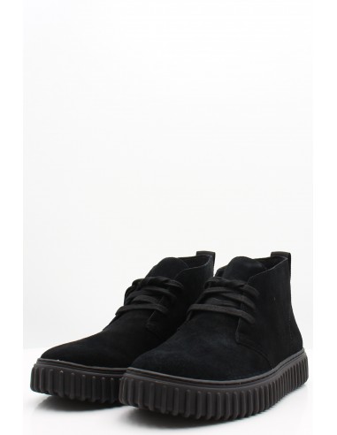 Bottines Clarks Originals Torhill DB en suède noir avec semelle crantée