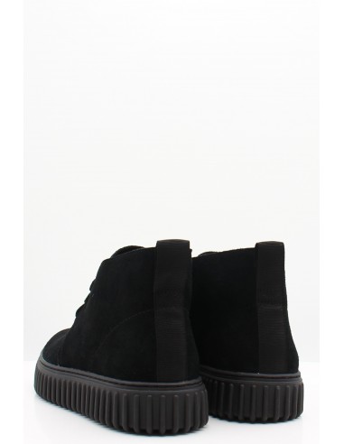 Bottines Clarks Originals Torhill DB en suède noir avec semelle crantée