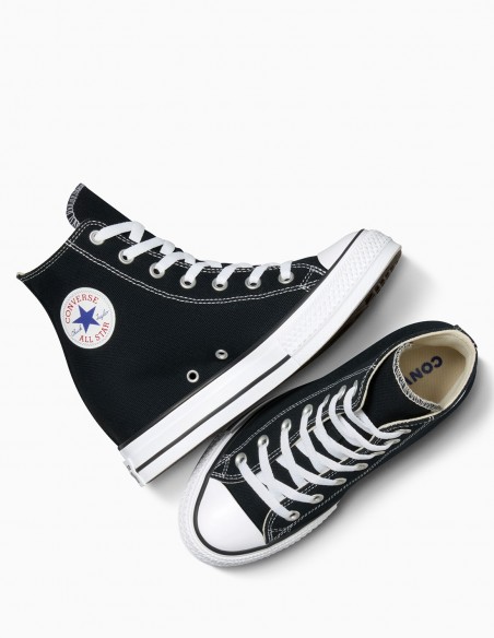 Sneakers Converse Chuck Iteration Hi noires montantes et compensées