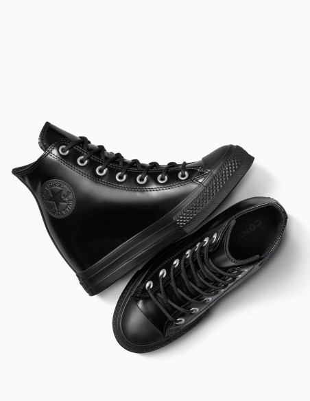 Sneakers Femme Chuck Iteration Other High Compensées Cuir Noir