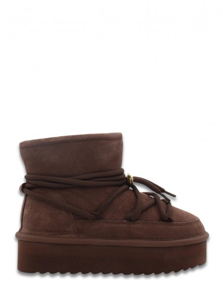 Bottes fourrées moka Colors of California - hylton.fr