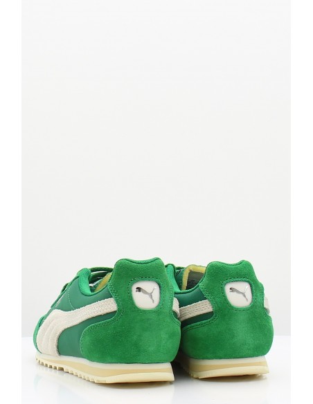 Baskets Puma Arizona en vert et beige, style rétro pour un look vintage