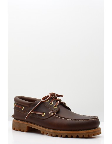 Chaussures bateau Timberland Homme 3-Eye Classic Lug en cuir marron