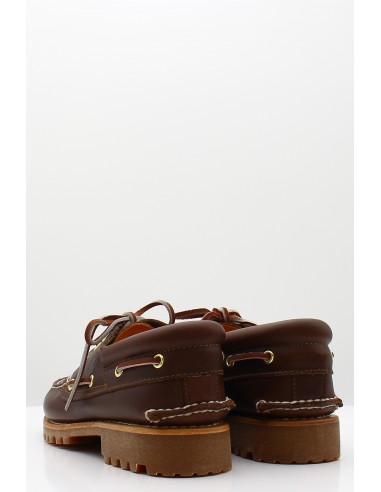 Chaussures bateau Timberland Homme 3-Eye Classic Lug en cuir marron