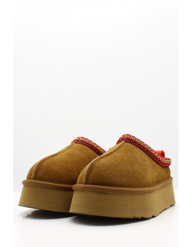 Les Mules Kharisma Dolly 350/24 en suède camel avec plateforme épaisse