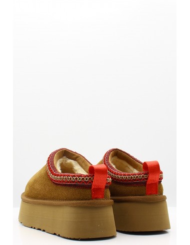 Les Mules Kharisma Dolly 350/24 en suède camel avec plateforme épaisse