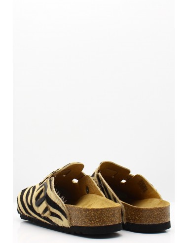 Sabots Scholl Fae Femme  - Sabots à imprimé zèbre avec boucle ajustable