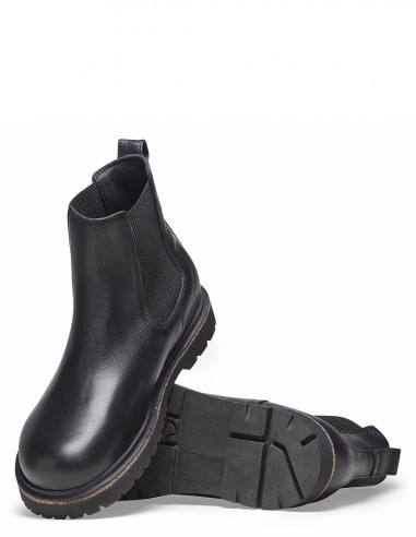 Bottines Chelsean Birkenstock Highwood en cuir suédé noir pour homme