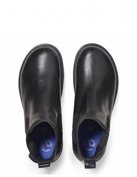 Bottines Chelsean Birkenstock Highwood en cuir suédé noir pour homme