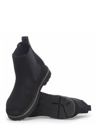 Bottines Chelsea Birkenstock Highwood en suède noir avec semelle crantée