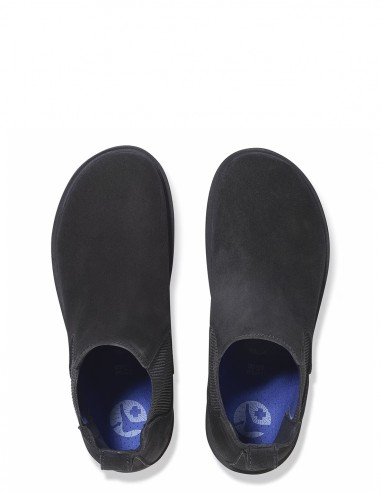 Bottines Chelsea Birkenstock Highwood en suède noir avec semelle crantée