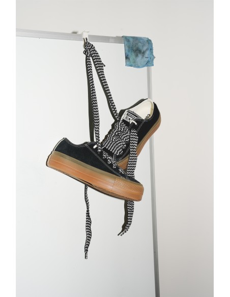 Baskets Converse Chuck Taylor All Star Lift en Noir Gomme Marron - Hylton