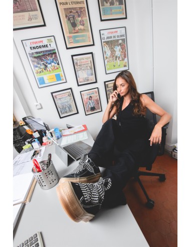 Baskets Converse Chuck Taylor All Star Lift en Noir Gomme Marron - Hylton