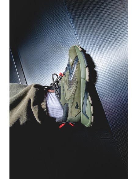 Lacoste Storm 96 Lo Vert et Gris - Confort et Style Urbain Réinventé