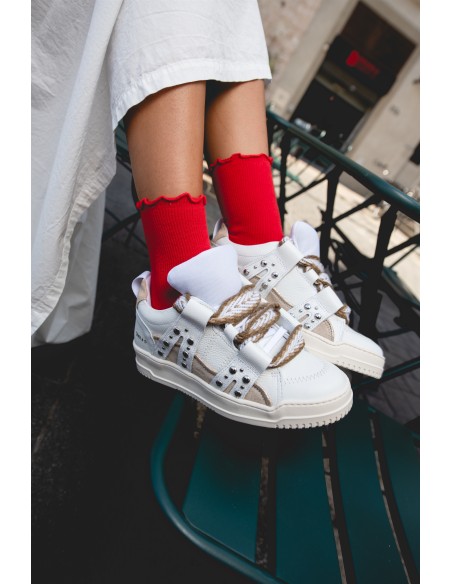 Baskets Semerdjian Inna A172 - Élégance & détails métalliques - HYLTON