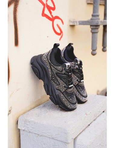 Steve Madden - Baskets de ville Femme Privy Sneaker Noir - Hylton.fr