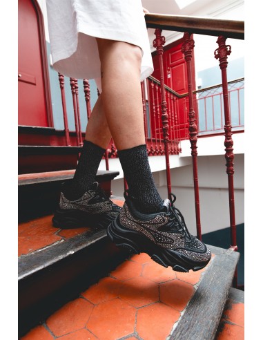 Steve Madden - Baskets de ville Femme Privy Sneaker Noir - Hylton.fr