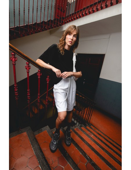 Steve Madden - Baskets de ville Femme Privy Sneaker Noir - Hylton.fr