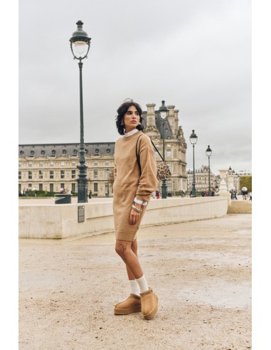 Bottines Platform Suède Beige - Colors of California