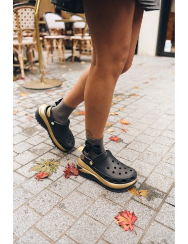 Crocs Mega Crush Metallic Clog - Sabots Femme avec Plateforme