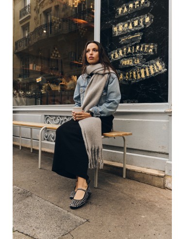 Steve Madden Vigneta-r - Ballerines noires cloutées avec bride femme