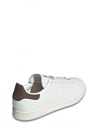 Baskets Adidas Stan Smith - Baskets blanches en cuir avec détails marron