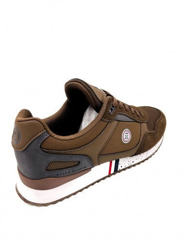 Baskets Serge Blanco Marron - Chaussures Homme - hylton.fr