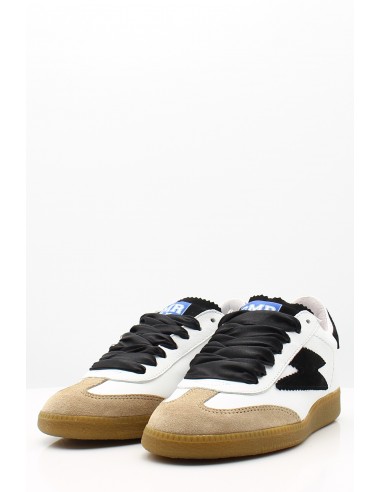 Baskets SMR23 Aslan - Baskets blanches et noires aux détails distinctifs