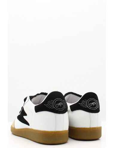 Baskets SMR23 Aslan - Baskets blanches et noires aux détails distinctifs