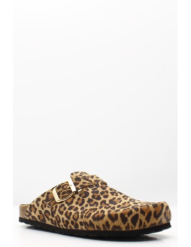 Sabots Hylton 5008-S/51 - Chaussures confortables avec imprimé léopard