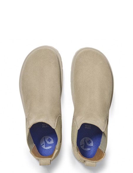 Bottines Chelsea Birkenstock Highwood Femme  - Cuir suédé beige sable