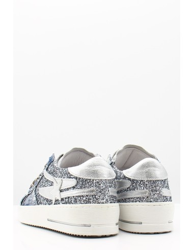Baskets Semerdjian Vana B608 - Denim et paillettes argentées, unique