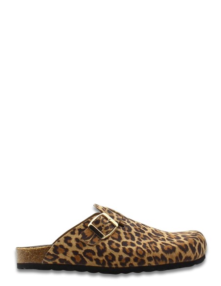 Sabots Hylton 5008-S/51 - Chaussures confortables avec imprimé léopard