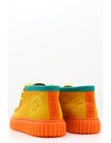 Clarks Torhill Explore - Collaboration Pokémon en cuir jaune et orange