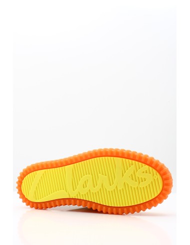 Clarks Torhill Explore - Collaboration Pokémon en cuir jaune et orange