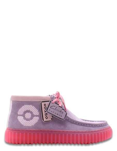 Clarks Torhill Explore - Pokémon violettes et semelle rose en caoutchouc