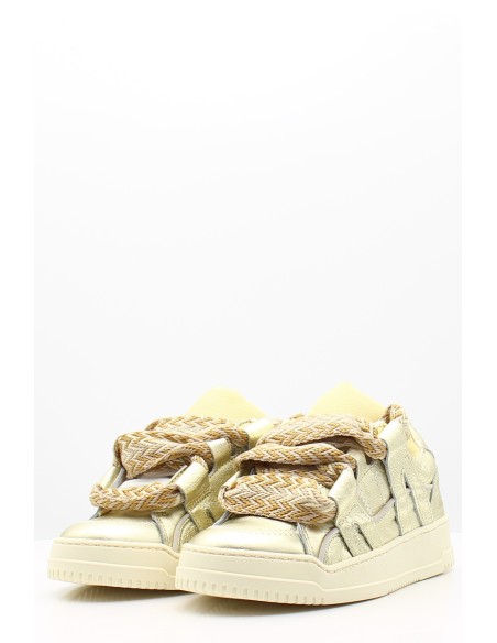 Semerdjian Inna B339  - Sneakers Dorées Glamour - Hylton.fr