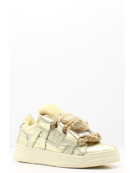 Semerdjian Inna B339  - Sneakers Dorées Glamour - Hylton.fr