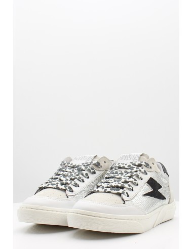 Semerdjan Taline B537 - Baskets imprimé animal femme blanc et noir