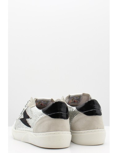 Semerdjan Taline B537 - Baskets imprimé animal femme blanc et noir