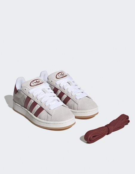 Sneakers Femme Adidas Campus 00s Beige et Rouge - Hylton.fr