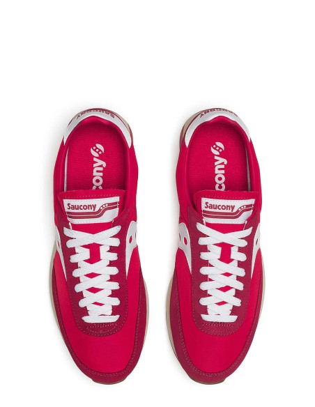 Saucony Trainer 80 - Baskets running vintage femme rouge