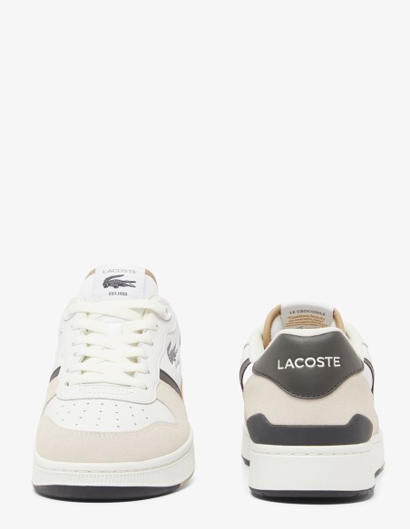 Lacoste T-Clip Set 224 4 SMA - Baskets homme blanc et beige