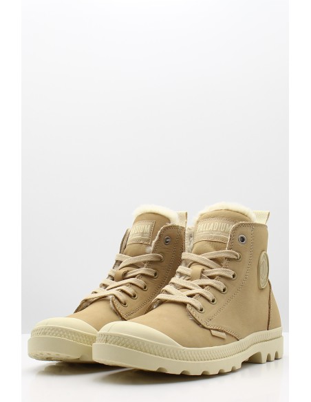 Palladium Pampa Hi Zip Beige - Bottes Urbaines Élégantes et Robustes