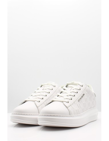 Karl Lagerfeld Kapri Mens Monogram Emboss Lo - Sneakers homme blanc.