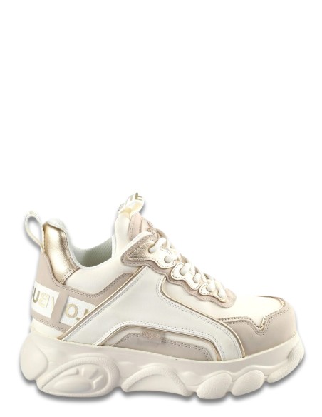 Buffalo CLD Chai Vegan Nubuck/Nappa - Baskets Plateforme Tendance