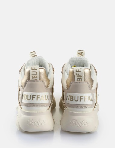Buffalo CLD Chai Vegan Nubuck/Nappa - Baskets Plateforme Tendance