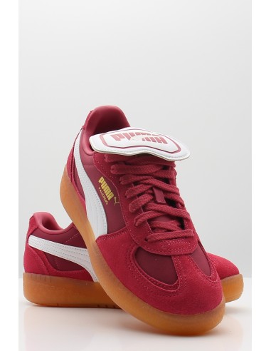 Sneakers Palermo Moda Tongue - Baskets rouges en suède pour femme